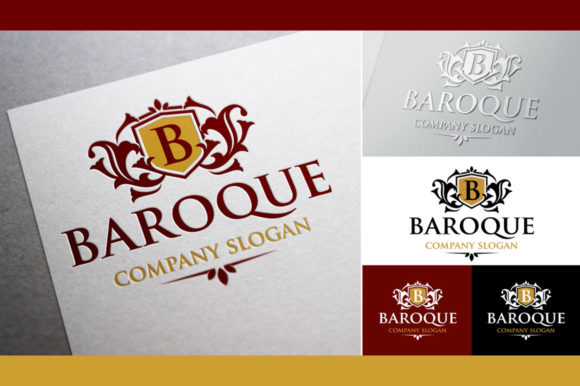 Baroque - Decorative Crest Logo Template