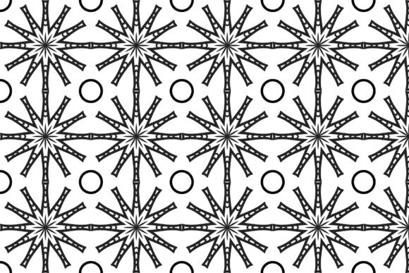 Black and White Decorative Pattern