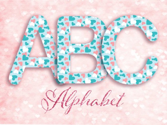 Decorative Alphabet with Little Hearts: A Comprehensive Guide to High-Quality Illustration Assets