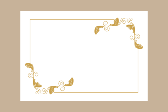 Decorative Artistic Floral Frame Design