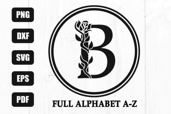 Decorative Font, Floral Font, Monogram
