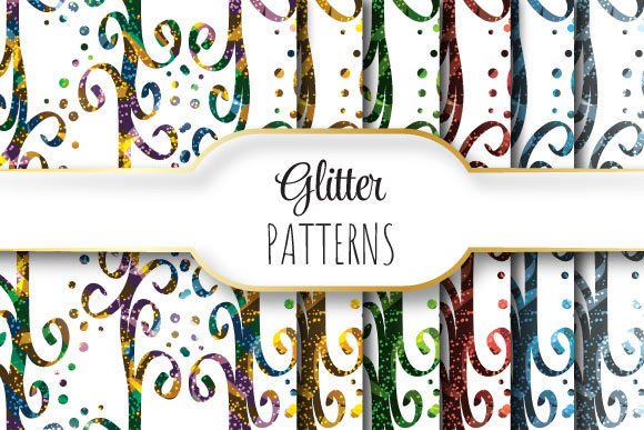 Decorative Glitter Patterns for Creative Projects