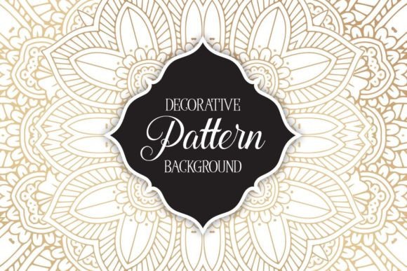 Decorative Gold Mandala Background