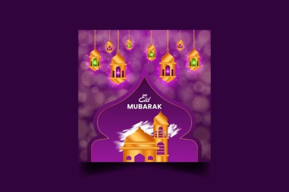 EidMubarak Decorative Islamic Background: Elevating Your Design with Precision and Elegance