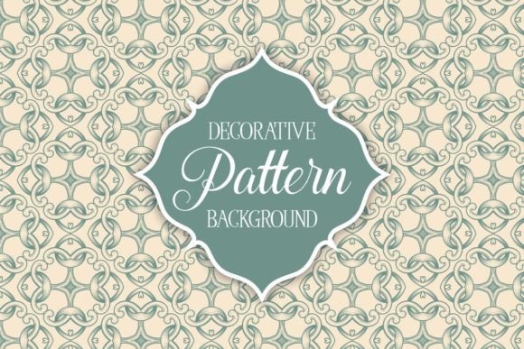 Elegant Decorative Link Pattern Background for Designers