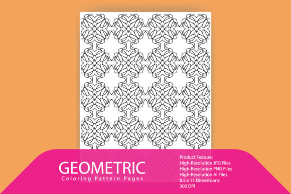 Geometric Pattern Decorative Books
