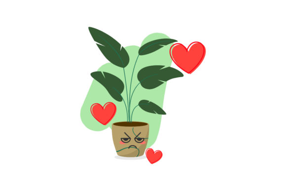 Kawaii Angry Decorative Plants: A Practical Asset for Digital Designers
