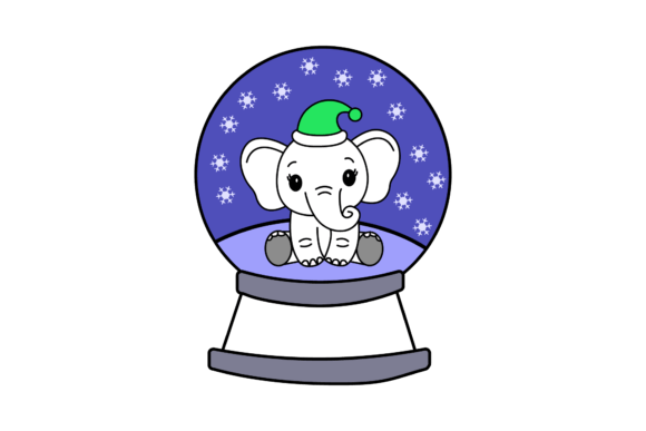 Snow Elephant Decorative Ball: A Versatile Asset for Creative Projects