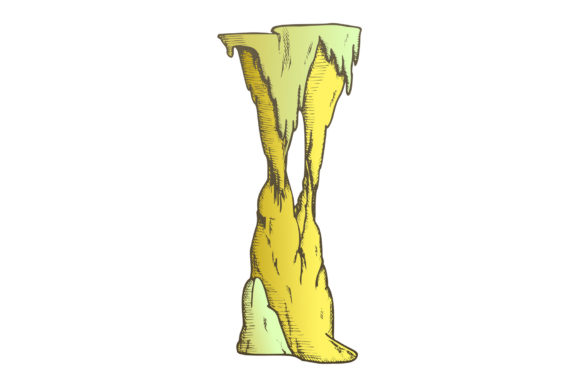 Stalactite Decorative Tunnel Element: Integrating Retro Geological Aesthetics Into Modern Design Workflows