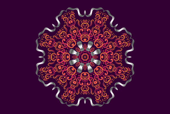 The Strategic Value of the Mandala Red Decorative Pattern in Modern Design Workflows
