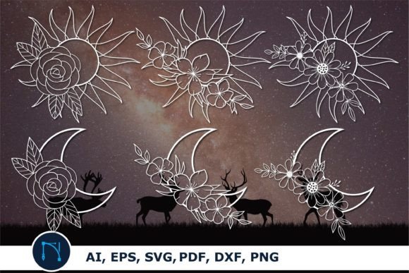 Unlocking the Potential of the Laser Cut Decorative Sun and Moon Bundle for Creative Projects